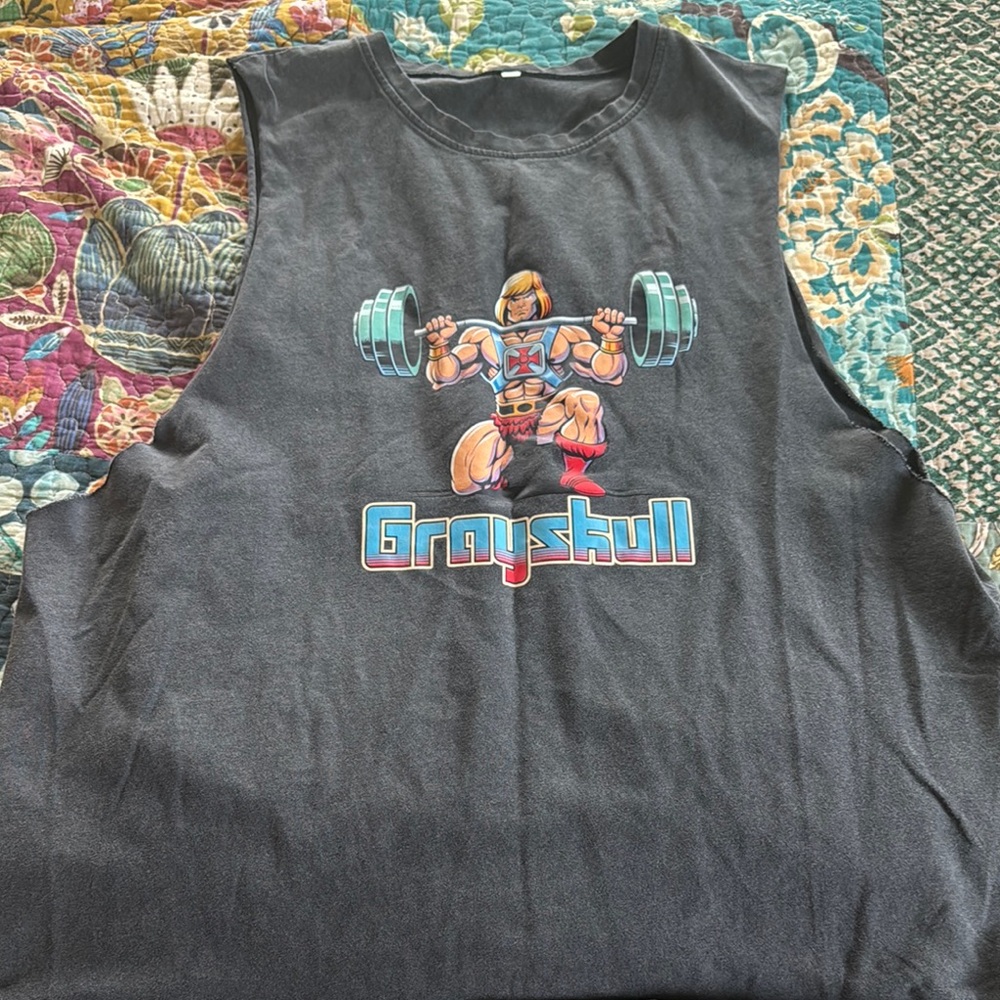 Grayskull Graphic Sleeveless Shirt